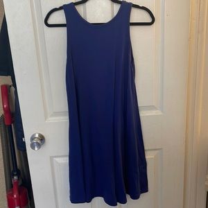 Old navy blue sleeveless/tank top loose swing dress